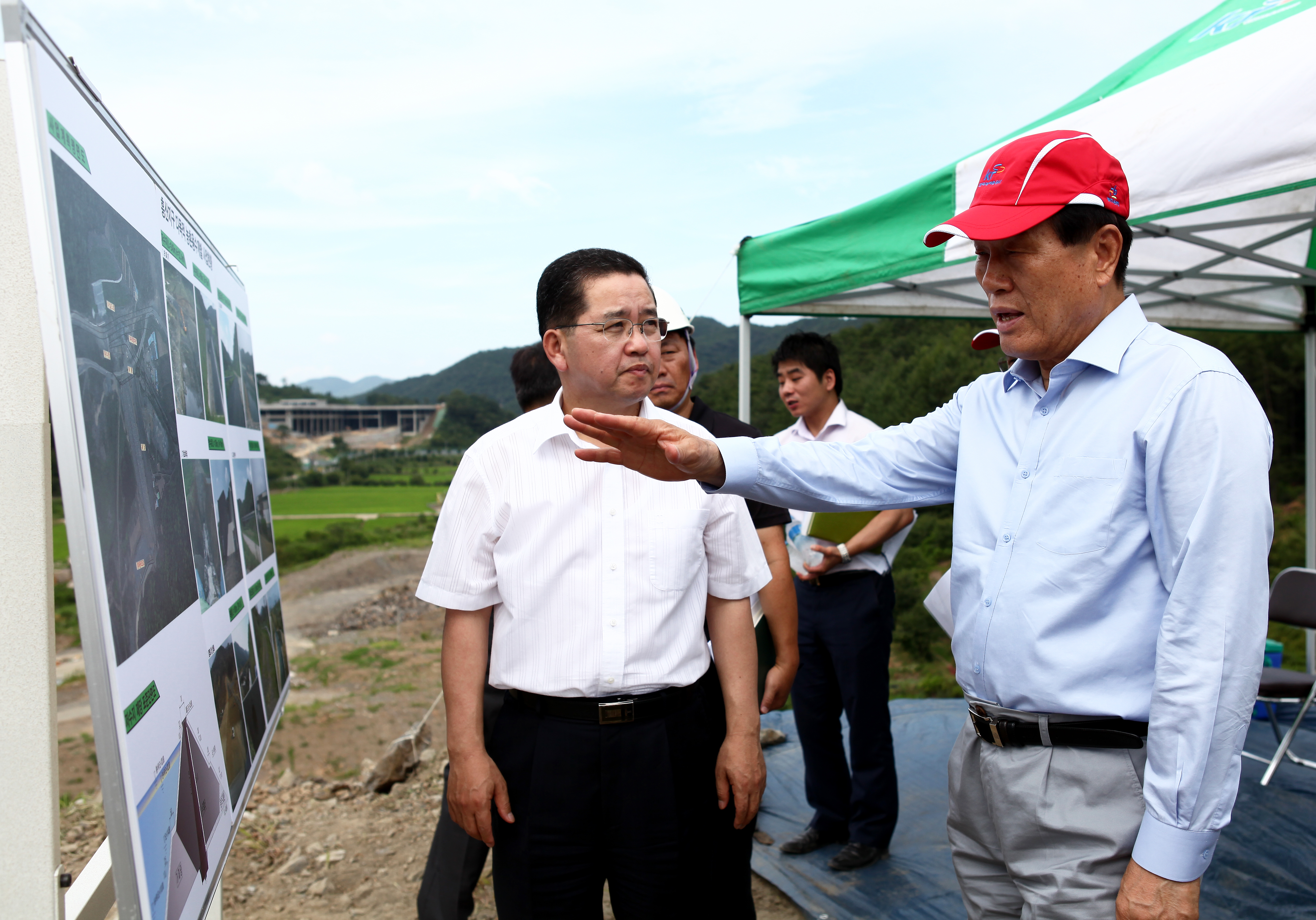 충남 흥산지구 농촌용수 개발사업 현장방문